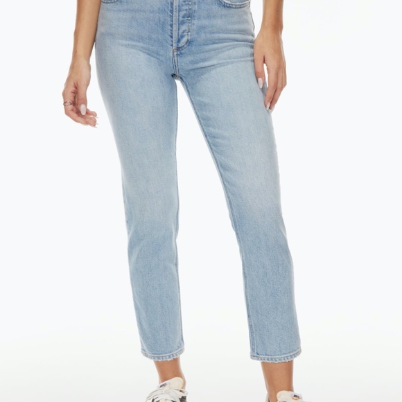 COPY - Aritzia denim forum yoko high rise light blue wash jeans, size 24 - Picture 10 of 12